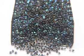 11/0 Charlotte true Cut Beads Patina Jet Lined Aurore Boreale 10/20/50/250/500 Grams 1300 Pieces loose beads, embroidery materials