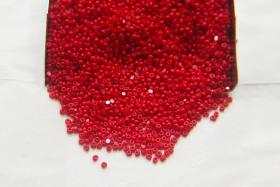 13/0 Charlotte Cut Beads Opaque Red Coral 5/10/20/50/250/500 craft supplies, jewelry making, embroidery materials, vintage