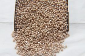 11/0 Charlottet true Cut Beads Opaque Cream Light Silk 10/20/50/250/500 Grams embroidery materials, jewelry making, vintage beads, rare