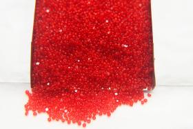 13/0 Charlotte Cut Beads Light Red Transparent 5/10/20/50/250/500 craft supplies, jewelry making, embroidery materials, vintage beads, rare