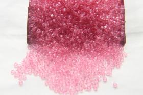 11/0 Charlotte Cut Beads Light Rose Transparent (Dyed) 10/20/50/250/500 Premium Seed beads, jewelry making