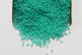 13/0 Charlotte Cut Beads Crystal Mint Lined 5/10/20/50/250/500 Grams embroidery materials, jewelry making, Native vintage beads