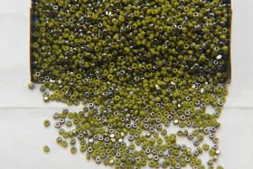 13/0 Charlotte Cut Beads Patina Opaque Olivine Gunmetal 5/10/20/50/250/500 Grams craft supplies, jewelry making, embroidery materials