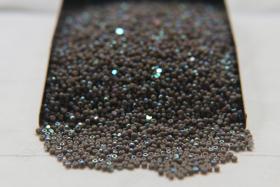 13/0 Charlotte Cut Beads Patina Opaque Grey Aurore Boreale 5/10/20/50/250/500 Grams craft supplies, jewelry making, embroidery material