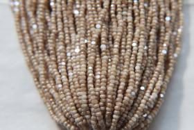 11/0 Hanks Charlotte Cut Beads Opaque Cream Light Silk 1/5/25/50/100 Hanks PREMIUM SEED BEADS, Native Supplies