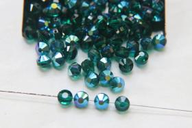 5mm Swarovski 5100 vintage round and slightly flattened crystal beads Emerald Aurore Boreale 6/12/36/172/44/288 Pieces Vintage beads