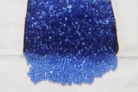 11/0 Charlotte true Cut Beads Transparent Light Sapphire 10/20/50/250/500 grams PREMIUM SEED Beads, vintage supplies