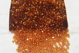 11/0 Hanks Charlotte Cut Beads 10090 Dark Topaz Transparent 10/20/50/250/500 Grams PREMIUM SEED Beads, jewelry supply, findings