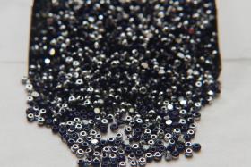 11/0 Charlotte Cut Beads Patina Opaque Dark Navy Blue Silver 10/20/50/250/500 Grams 1300 Pieces