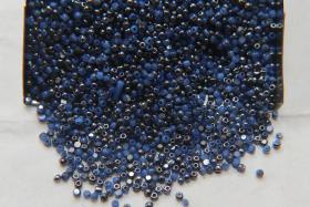 13/0 Charlotte true Cut Beads Patina Premium Medium Sapphire Opal Gunmetal 5/10/20/50/250/500 Grams PREMIUM SEED BEADS, Rare Beads
