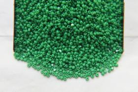 13/0 Charlotte Cut Beads 53250 Green Opaque 5/10/20/50/250/500 Grams craft supplies, jewelry making, embroidery materials, vintage beads