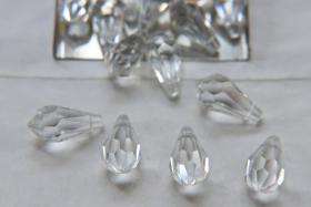Vintage Swarovski 6000 Crystal Drops 18x9 MM Fancy Crystal drops 3/12/36 Pieces