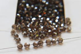 5mm Swarovski Elements Article 5000 Light Colorado Topaz Satin Faceted Round Beads 6/12/36/172/44/288/720 Pieces