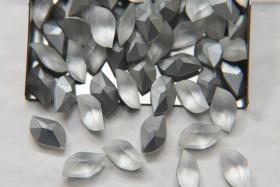Vintage Swarovski Matt Crystal Fancy Stone 10.5mm x 6mm 6/12/36/144 Pieces gemstones, jewlery making, matt zirconium