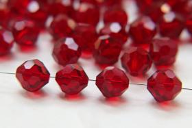 10mm Vintage Swarovski crystal beads, Siam Vintage faceted article 5309, 2/6/12/36/72/144 Pieces Vintage findings