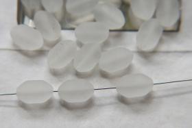 Vintage Swarovski 13X8 mm MATT Crystal Swarovski Elements  6/12/36 Pieces, vintage findings