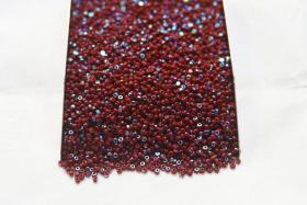 13/0 Charlotte Cut Beads Patina Opaque Garnet Aurore Boreale 5/10/20/50/250/500 Grams PREMIUM MATERIALS
