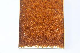 13/0 Charlotte Cut Beads 10070 Medium Topaz Transparent 5/10/20/50/250/500 native supplies, jewelry making, embroidery materials, vintage