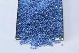 13/0 Charlotte Cut Beads Patina Opaque Light Sapphire Aurore Boreale 10/20/50/250/500 Grams PREMIUM MATERIALS