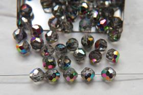8mm Vintage Swarovski crystal beads, Crystal Vitrail Medium faceted article 5309 6/12/36/72/144 Pieces PREMIUM MATERIALS