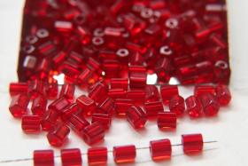5x4 mm Light Siam Hex Glass beads 36/72/144/288 Pieces spacer beads, wholesale beads
