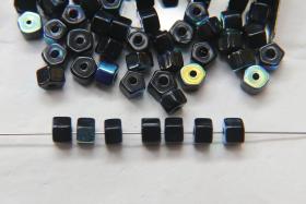 6x4 mm Jet AB Glass beads 36/72/144/288 Pieces spacer beads, wholesale beads