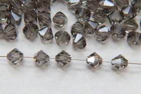 7mm Black Diamond Bicone beads Cuts 12/36/72/144/288 Pieces (215) Premium Materials