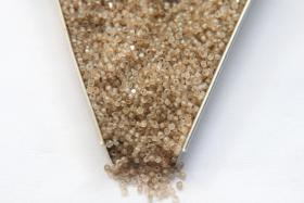 13/0 Charlotte Cut Beads Crystal Matt Golden Honey 5/10/20/50/250/500 Grams embroidery materials, jewelry making, Native vintage beads