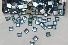 Swarovski Aquamarine Comet 2400 Square Flat Back Crystal 24/72/144/432/720 Pieces Nail art decoration, craft supplies, wedding decorations