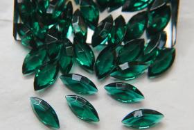 15x7 mm Swarovski fancy Emerald Unfoiled 6/24 Pieces Jewery making stones gemstones, fancy opal stones
