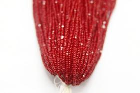 13/0 Hanks Charlotte True Cut Beads Opaque Garnet 1/5/25/50/100 Hanks 1.6mm glass beads, jewelry supply, findings, craft supply, rare beads