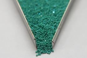 13/0 Charlotte Cut Beads Patina Opaque Aqua Green Aurore Boreale 10/20/50/250/500 Grams PREMIUM MATERIALS, native supply