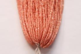 11/0 Hanks Charlotte Cut Beads Crystal Vintage Rose Lined 1/5/25/50/100 Hanks PREMIUM SEED BEADS, Native Supplies