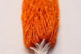 13/0 Hanks Charlotte Cut Beads 90000 Transparent Light Orange 1/5/25/50/100 Hanks 1.6mm glass beads, jewelry supply, findings, craft supply