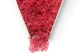 11/0 Charlotte Cut Beads Crystal Matt Ruby Lined 10/20/50/250/500 Grams embroidery materials, jewelry making, vintage beads, rare finding