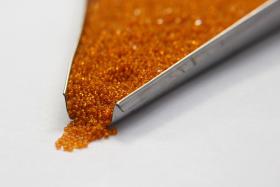 13/0 True cuts Charlotte Cut Beads Amber Yellow Lined 5/10/20/50/250/500 GRAMS jewellery rare heart beads, jewelry supply, native supply