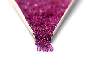 11/0 True cuts Charlotte Beads Aqua Fuchsia Lined 10/20/50/250/500 Grams PREMIUM SEED BEADS, Native Supply