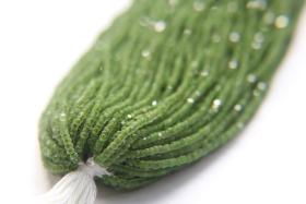 11/0 Hanks Charlotte Cut Beads Crystal Matt Olivine Lined 1/5/25/50/100 Hanks PREMIUM SEED BEADS, Native Supplies