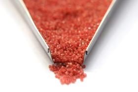 13/0 Charlotte Cut Beads Crystal Matt Vintage Rose Lined 5/10/20/50/250/500 Grams embroidery materials, jewelry making, vintage beads