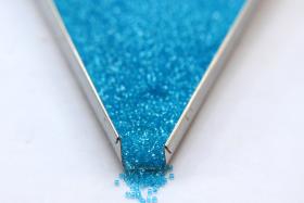 13/0 Charlotte true Cut Beads 60010 Aqua Transparent Loose Beads 5/10/20/50/250/500 Grams Native beads supplies