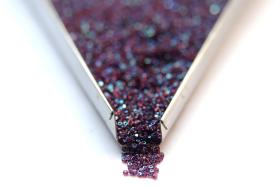 13/0 Charlotte Cut Beads Patina Transparent Amethyst Aurore Boreale 5/10/20/50/250/500 Grams PREMIUM MATERIALS