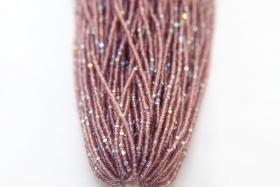 13/0 Hanks Charlotte Cut Beads Patina Light Amethyst Aurore Boreale 1/5/25/50/100 Hanks 1.6mm glass beads, native supply, findings