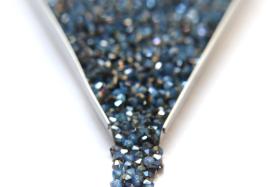 4/6mm White Opal Sky Blue Swarovski Bicones Beads 12/36/72/144/288 Pieces wedding decor, jewelry making, embellishment