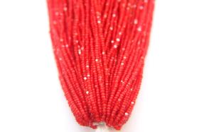 13/0 Hanks Charlotte Cut Beads 90070 Matt Light Ruby 1/5/25/50/100 Hanks jewellery rare glass beads, jewelry supply, findings, craft supply