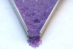 11/0 Charlotte Cut Beads Crystal Matt Violet Lined 10/20/50/250/500 Grams embroidery materials, jewelry making, vintage beads