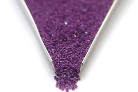 11/0 Charlotte Cut Beads Crystal Matt Huckleberry Purple Lined 10/20/50/250/500 Grams embroidery materials, jewelry making, vintage beads