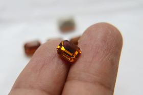 Vintage Swarovski 8x6 mm Topaz Octagon Shape crystal clay article 4600 Premier Crystal Rhinestones 6/12/36/72/144 Pieces gemstones