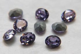 Vintage Preciosa 10x8 mm Violet Oval Shape 4128/4100 Premier Crystal Rhinestones 6/12/36/72/144 Pieces gemstones, jewlery making
