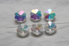 12mm SWAROVSKI SWAROVSKI 5110 - Daisy vintage Swarovski crystal bead in Crystal Aurore Boreale 2/4/24/72/144 Pieces Premium Supply