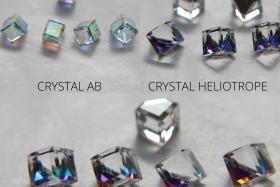 6MM Vintage Swarovski crystal stones in cut corner cube fancy stone 4841 Austrian lead crystal rhinestones